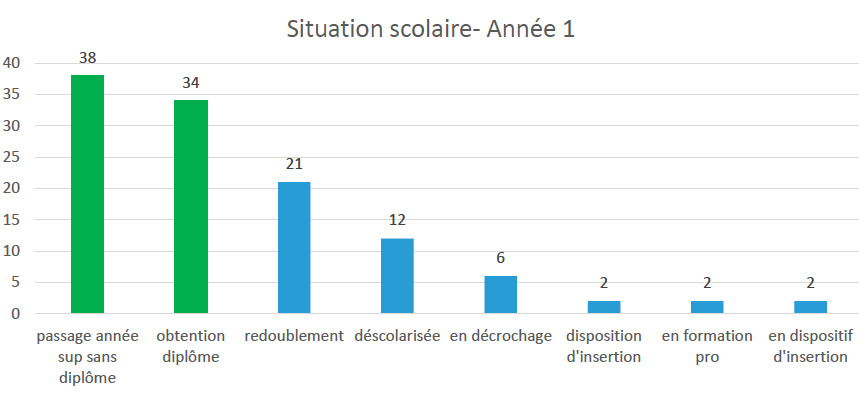 Situation scolaire- Année 1